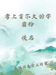 考上首尔大的学霸粉