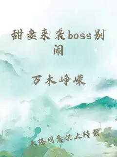 甜妻来袭boss别闹