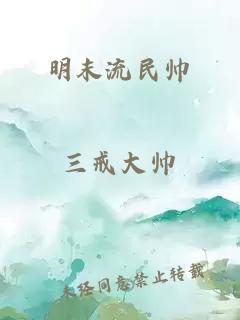 明末流民帅