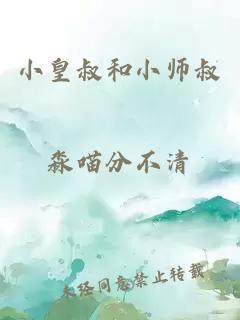 小皇叔和小师叔