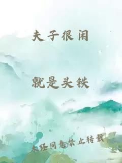 夫子很闲