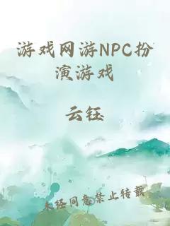 游戏网游NPC扮演游戏