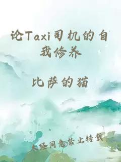 论Taxi司机的自我修养